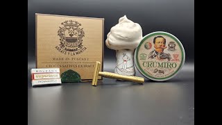 Abbate y La Mantia quotCrumiroquot Shave Soap  Aylsworth Kopparkant Razor [upl. by Ravi]