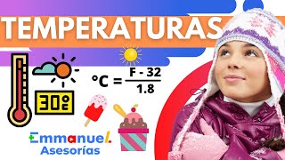 Conversión de Unidades de Temperatura  Ejercicios °C °F K paso a paso [upl. by Siugram]