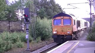 GBRf 66777 6D73 Agrigate Train Skipton 06082020 [upl. by Shamus]