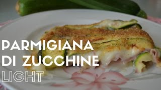 PARMIGIANA DI ZUCCHINE LIGHTNO FRITTE [upl. by Hailahk270]