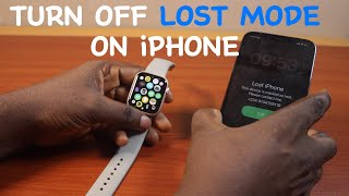 How Disable Lost Mode on iPhone using Apple Watch [upl. by Yun]