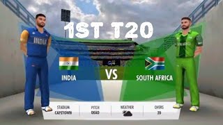 INDIA 🇮🇳 VS SOUTH AFRICA 🇿🇦  1ST T20 MATCH  ICC MENS T20 MATCH  HIGHLIGHTS  WCC3 GAME [upl. by Asen]