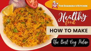 Quick amp Easy Tawa Pulao Recipe  Mumbai Style  Indian Rice Recipe [upl. by Eicak214]