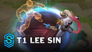 T1 Lee Sin Skin Spotlight  PreRelease  PBE Preview  League of Legends [upl. by Wrdna]