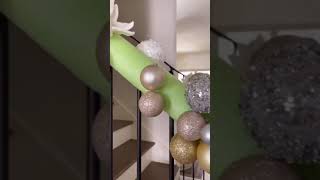 DIY Pool Noodle Christmas Garland🎄 christmas christmastime fyp tryon decor christmasdecor [upl. by Lionello]