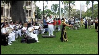 Royal Hawaiian Band plays at Iolani Palace [upl. by Hanala]