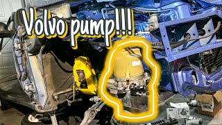 Volvo Electric Steering Pump into a Civic Part 1 [upl. by Torrie187]