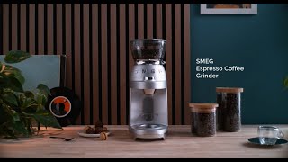 COMING SOON  Smeg Professional Coffee Grinder CGF02 [upl. by Favata]