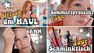 ICH SHOPPE EURE DM URLAUBSFAVORITEN 🥰 SCHMINKTISCH TOUR  GRWM  HEY ISI [upl. by Sink]