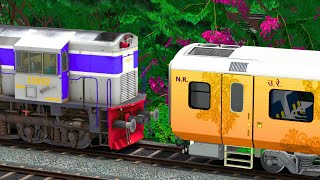 WDM3D SHUNTING LHB TEJAS EXPRESS TRAIN  BUMPY RAILROAD  Train Simulator  Railwork  NTG GAMING [upl. by Brunella]