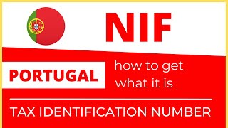 TIN NIF  PORTUGAL  HOW TO GET  WHAT IS NIF NUMBER  WHERE TO FIND [upl. by Isawk]