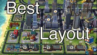 SimCity BuildIt Best City Layout [upl. by Guimar]