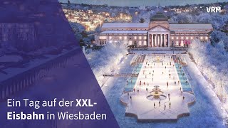 So läuft es sich auf der XXLEisbahn in Wiesbaden [upl. by Adnaloy]