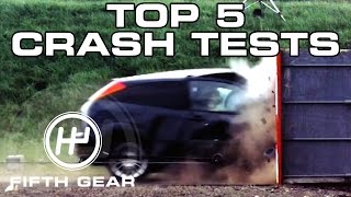 Top 5 Crash Tests  Fifth Gear [upl. by Virginie]