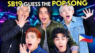 SB19 Guesses The Pop Song In One Second Challenge [upl. by Animor]