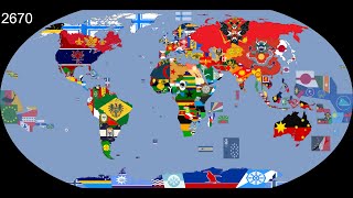 The World Timeline of National Flags 20243024 [upl. by Sadonia913]