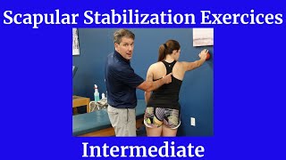 Scapular Stability Exercises Intermediate [upl. by Peale97]