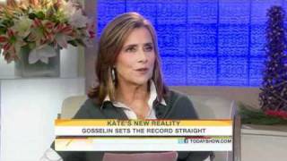 Kate Gosselin on Today Show 12110  Two of the Plus 8 suffer from anger issues [upl. by Nihs]