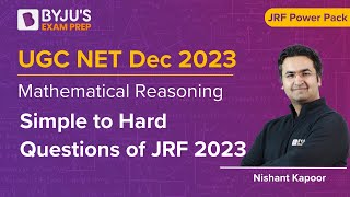 UGC NET Dec 2023  Maths and Reasoning  Simple to Hard Questions of JRF 2023 by Nishant Sir [upl. by Damian637]