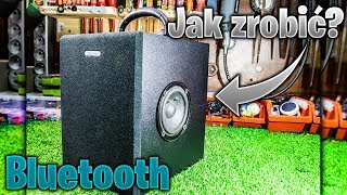 Jak zrobić GŁOŚNIK Bluetooth BoomBox Z MEGA BASEM z drewna 40Wat [upl. by Bogie]