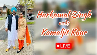 Live  Wedding  Harkamal singh amp Kamaljit kaur  By LuckyLive Studio Goraya 9530635642 [upl. by Grenier]