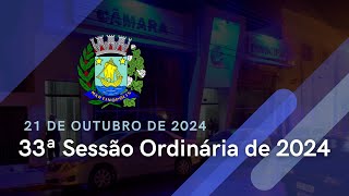 Sessão Ordinária 21 de Outubro de 2024 [upl. by Eniac]