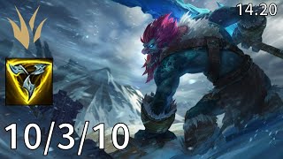 Trundle Jungle vs Viego  EUW Master  Patch 1420 [upl. by Pihc]