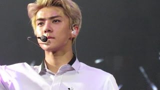 151017 The EXOluXion in GUANGZHOU  Dont Go 나비소녀 Sehun Focus [upl. by Artek]