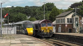 Lostwithiel Station  China Clay CDA Trains amp More [upl. by Turrell]