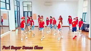 Ring Ring Me Line DanceDemo by Tayuka Karamoy amp Puri Bugar Dance Class [upl. by Yenahs673]