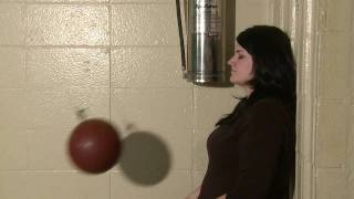 Conservation of Energy Demo with a Bowling Ball [upl. by Magdau]