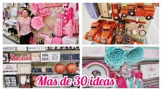 RECORRIDO POR LA TIENDA HOBBY LOBBY  IDEAS PARA DECORAR LAS HABITACIONES [upl. by Ylliw]