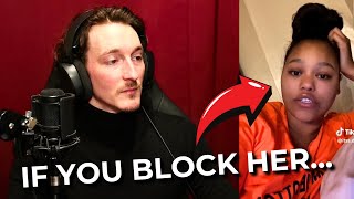 Woman reveals what girls really think when you block them [upl. by Letram113]