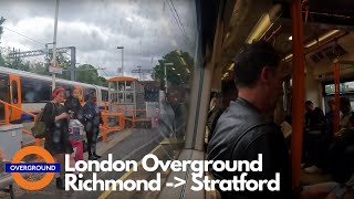 London Overground Full Journey Richmond  Stratford [upl. by Griffie]