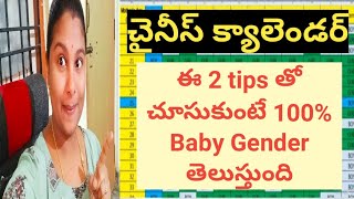 Chinese Baby gender Prediction CalendarBoyGirl How to Calculate Chinese gender calendar in telugu [upl. by Gruver]