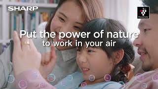 SHARP Plasmacluster Air Purifier Promotional Clip  ENGLISH [upl. by Cormick]