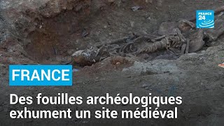 Des fouilles archéologiques à une heure de Paris  la découverte d’un site vieux d’au moins 900 ans [upl. by Ajnotal]