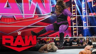 Nia Jax levels the Elimination Chamber field after a chaotic brawl Raw highlights Feb 19 2024 [upl. by Yebloc]