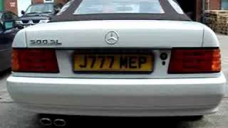 Mercedes R129 SL500 exhaust  CKS Performance [upl. by Traci]