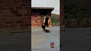 SHAOLIN TRAINING MONK MARTIAL ARTS  HEAD STANDING FITNESS martialarts shaolin kungfu [upl. by Apilef934]