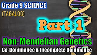 NonMendelian Genetics Incomplete amp Codominance  Gr 9 Part 1  Tagalog [upl. by Roberts]