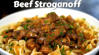 The Secret To Delicious Beef Stroganoff  Dinner in Less Than 30 Minutes [upl. by Eissel888]