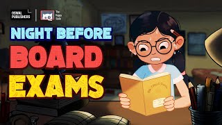 Night Before Board Exams  Types of Students  Viral Animated Ad Film on Exam Stress [upl. by Sert]