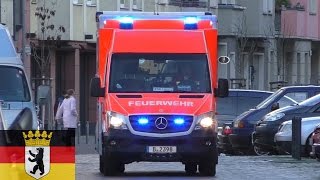 BERLIN WAS RTW 12001 auf Transportfahrt  Berliner Feuerwehr [upl. by Suirauqed]