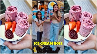 Ice Cream Roll Sorvete na Chapa [upl. by Noyahs181]