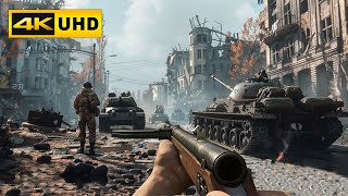 Collateral Damage  WWII Tank Mission  Realistic Graphics Gameplay 4K 60FPS UHD Call of Duty [upl. by Tate]