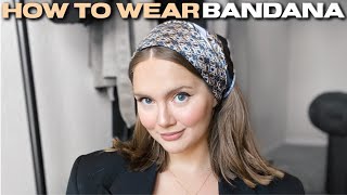 3 TRENDY WAYS TO WEAR A BANDANA  2020 [upl. by Heeley]