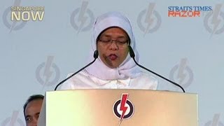 MOS Halimah Yacob  PAP Rally May 24 Malay [upl. by Pyotr]