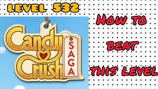 Candy crush saga how to beat level 532 with FrogHow to solve Candy Crush level 532 without boosters [upl. by Valentin498]