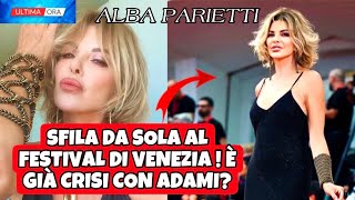 Alba Parietti Sfila Sola a Venezia Il Vero Motivo dell’Assenza del Fidanzato [upl. by Anual]